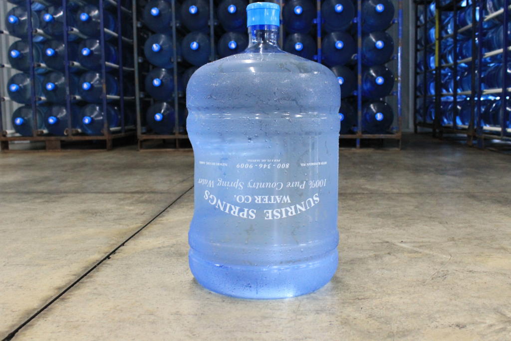 Bottled water by Sunrise Springs Water