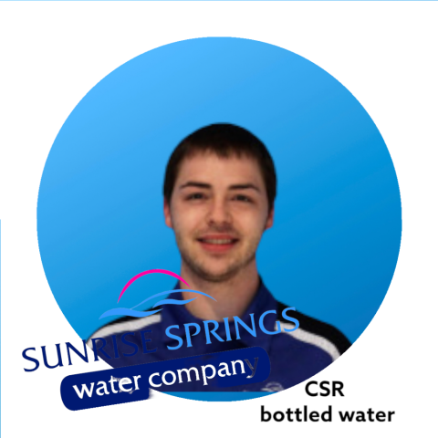 Brandon from Sunrise Springs Water Company